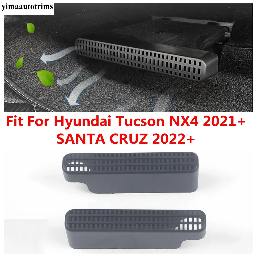 Seat Under Floor Air AC Outlet Grille Dust Cover For Hyundai Tucson NX4 2021 - 2025 / SANTA CRUZ 2022 2023 Accessories Interior