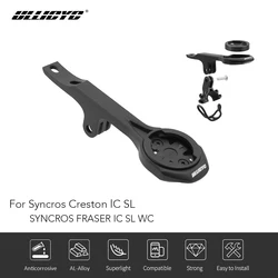 Per Syncros Fraser IC SL WC e Creston iC cockpits Supporto per computer in lega di alluminio con supporto Gopro/Garmin/Bryton/Wahoo,ULLICYC