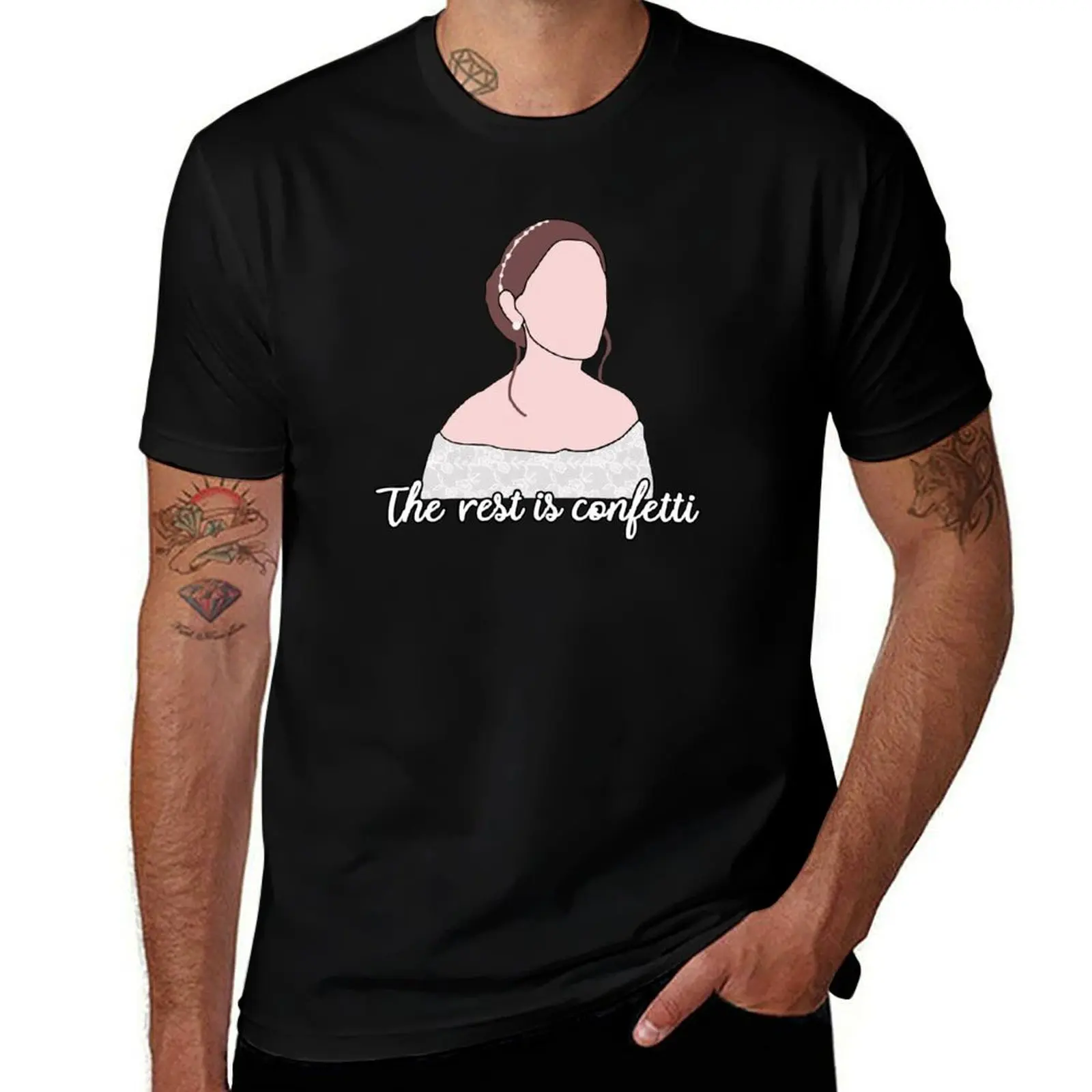 the rest is confetti T-Shirt Basic Comfort Fit for Men T-Shirt