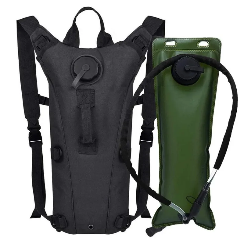 3L Wasserblase Outdoor Camouflage Rucksack EVA Trinkrucksack für Radfahren Bergsteigen Taktischer praktischer Trinkbeutel