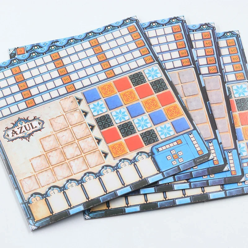 Board Game Tile-placement Strategy Card Beautiful Mosaic Art Family Fun For Kids 30-45 Minute Playtime Party Cards