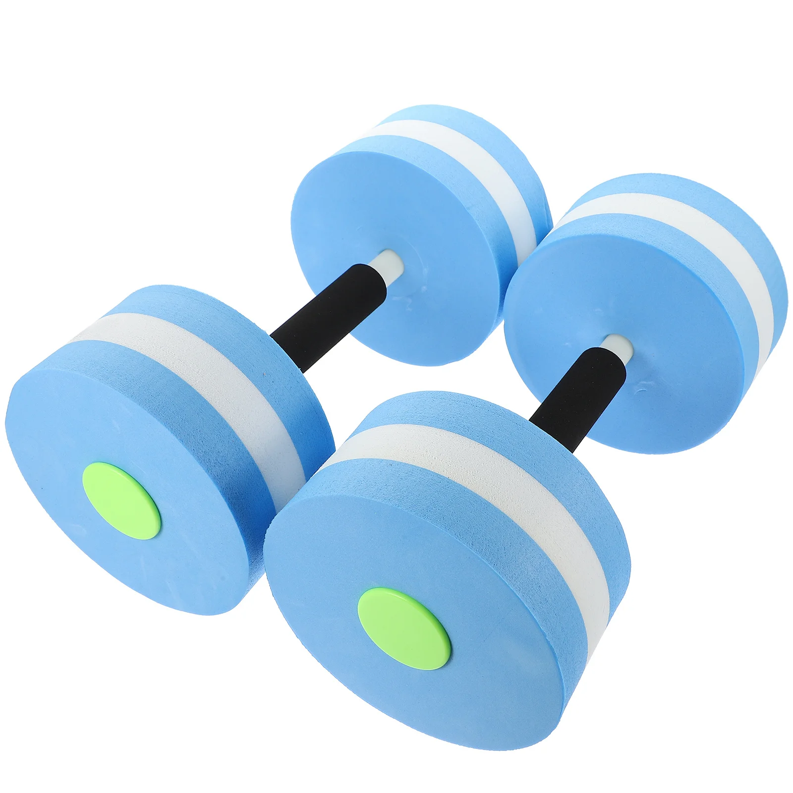 

2Pcs Floating Eva Dumbbells Water Aerobic Barbell Swimming Exercise Pool Fitness Training Equipment Blue Eva Floating Dumbbell