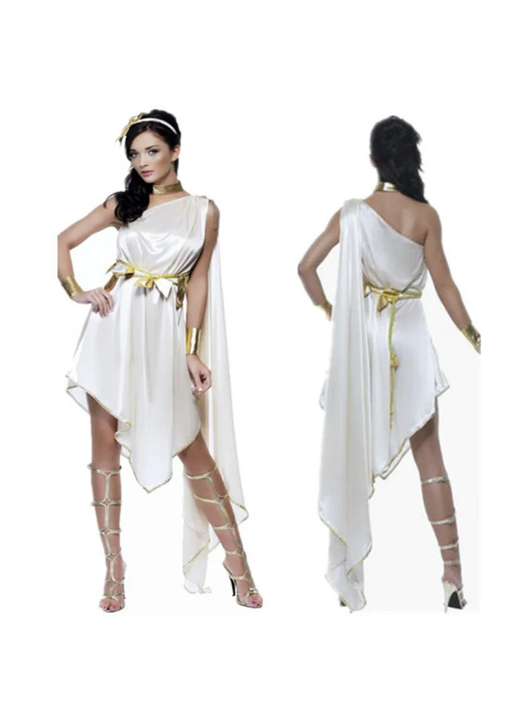 

Белый ажурный длинный доктор Хэллоуин Королева Косплей Костюм для выступлений с высокой талией Хлопок Традиционный китайский женский костюм...