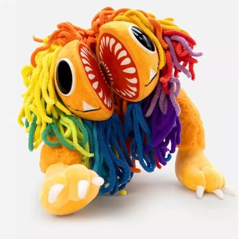 

Мягкая плюшевая кукла Nightmare Critters Yarnaby Colorful Lion, 25 см, для детей, коллекционная игрушка