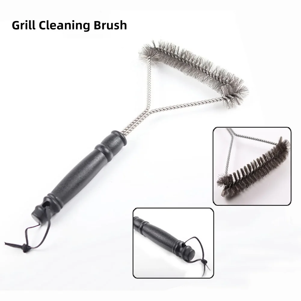 Barbecue Accessories Barbecue BBQ Grill Brush Clean Tool Grill Accessories Stainless Steel Bristles Non-stick Cleaning Brushes