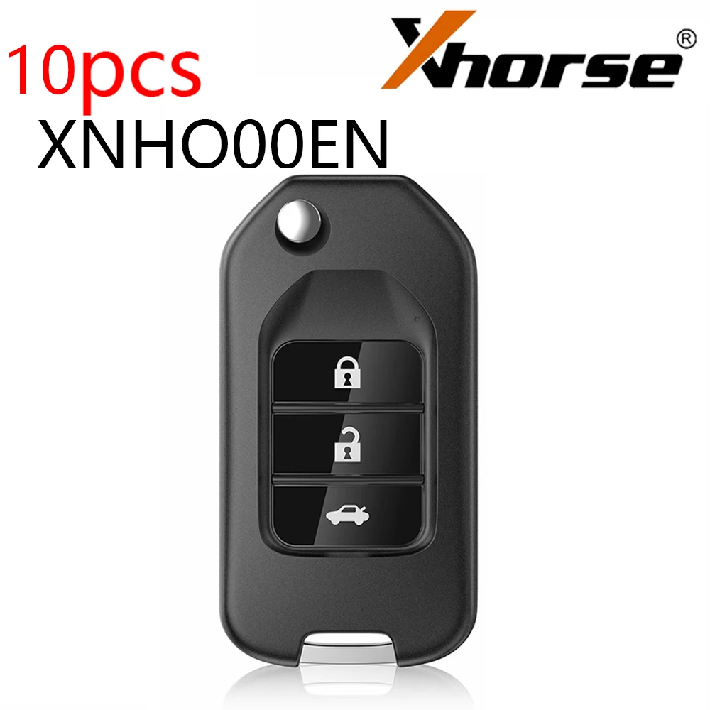 

10pcs/lot Xhorse XNHO00EN Wireless Universal Remote Key Fob 3 Button for Honda for VVDI Key Tool VVDI2 English Version