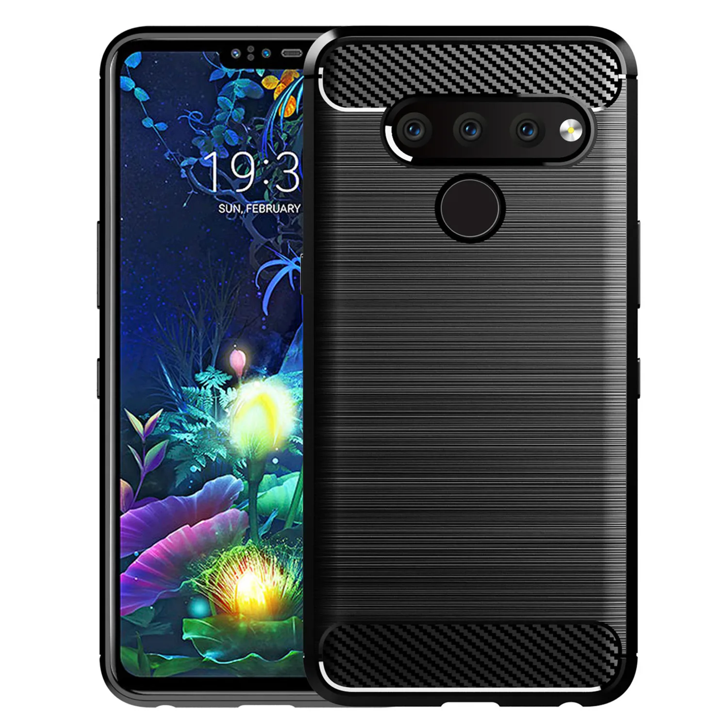 For LG V50 ThinQ lgv50 thinq Silicone Protective Case Soft Phone Cover for lg v50 thinq v50thinq Shockproof Matte Back Cases