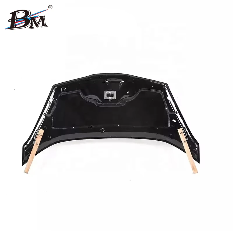 BM Car Exterior Accessories Engine Cover Carbon Fiber Front Bonnet For Honda Fit Jazz Upgrade T Style Engine Hood