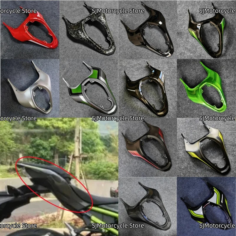 

Motorcycle Accessories Rear Seat Side Plate Trim Panel Tail Cover Ducktail Fairing Fit For Kawasaki Z 900 Z900 2017 2018-2024