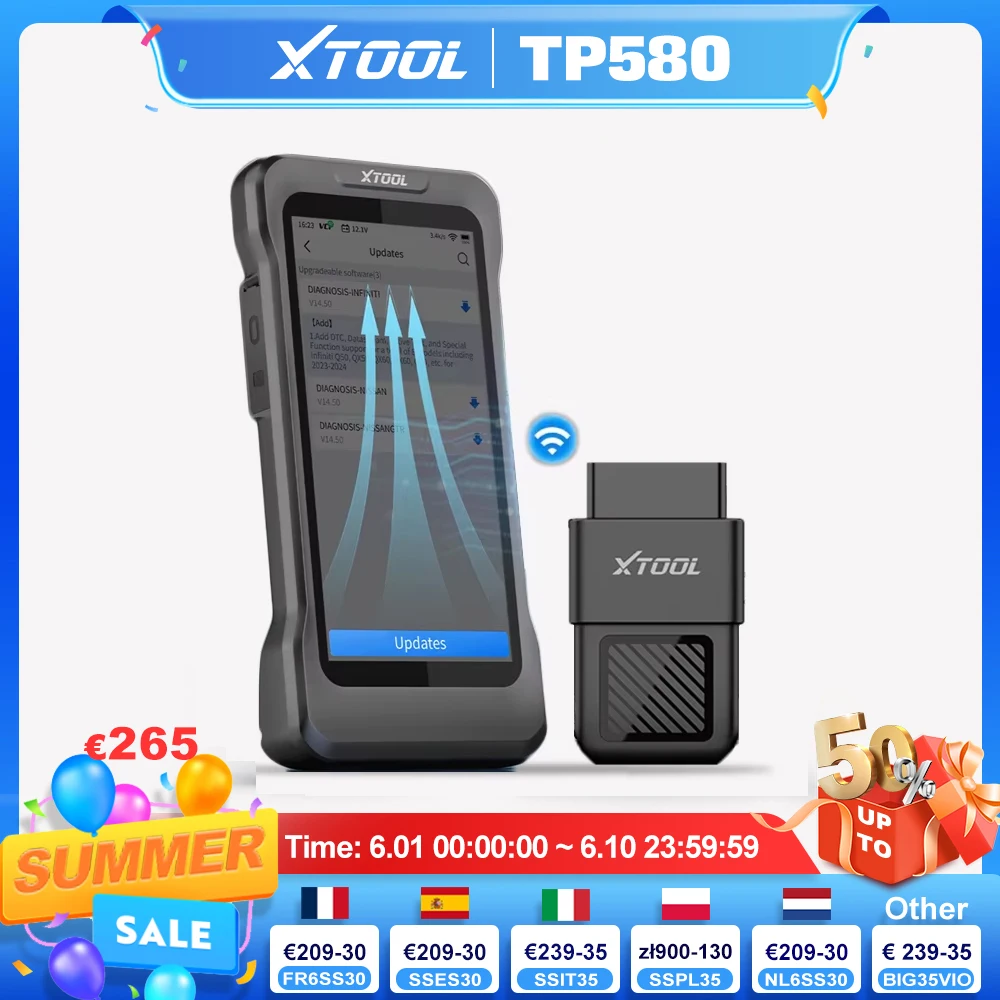 XTOOL XTireProbe TP580 Herramienta de Diagnóstico