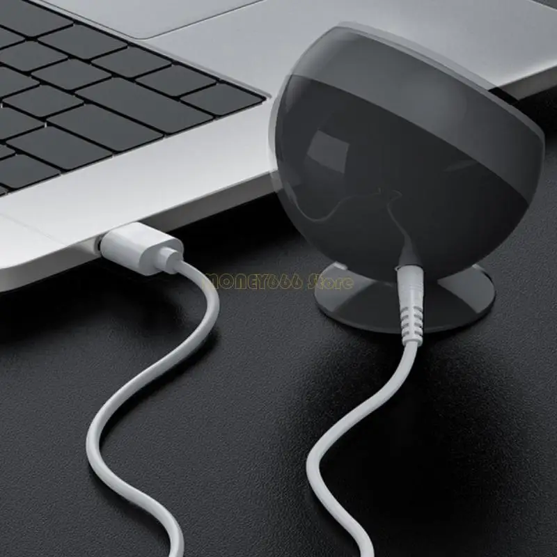 F62C USB Power DC3.5mm 1.35mm الموصلات الحبل 80 سم مستقر النقل الحالي مرن