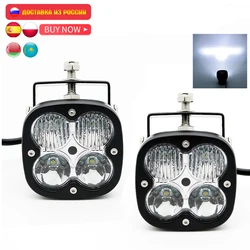 Universal 3 Inch 40W LED Work Light Square Waterproof Driving Lamp Off Road Fog Lamp For Auto Pickup Truck 12V 24V