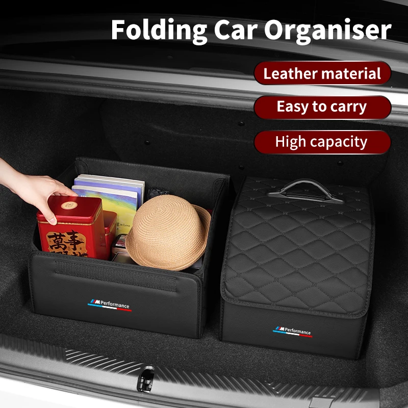 Car Trunk Organizer Box Tools Storage Bag For BMW X1 X2 X3 X4 X5 X6 X7 G20 G30 6GT E46 E90 E60 F10 E39 F30 E36 F20 E87 E70 E91