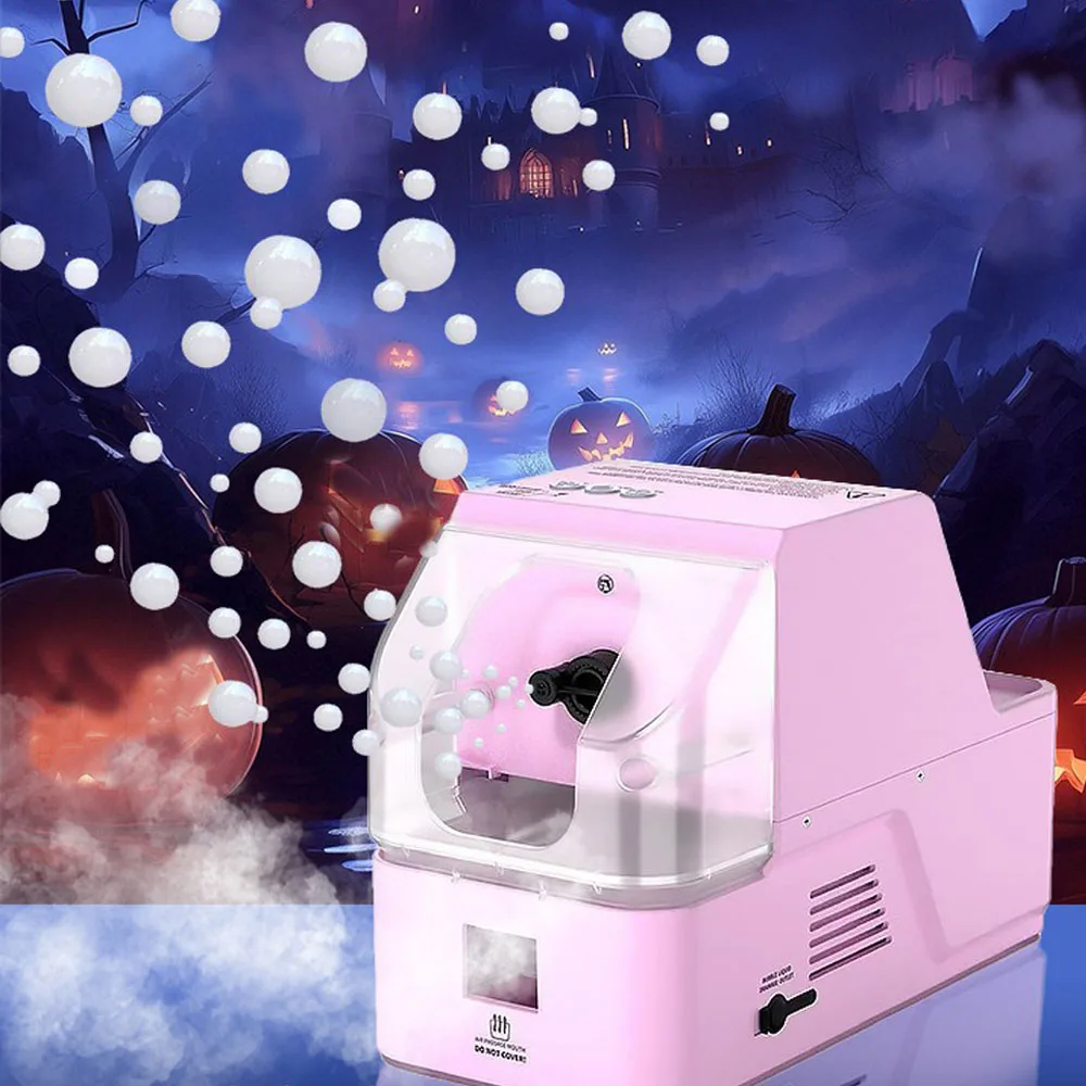 

Smoke Fog Bubble Machine with Remote Control,3 in 1 for Indoor Outdoor New Year Christmas Party Wedding Birthday Photograph