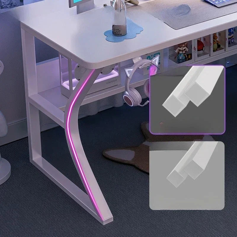 게임용 컴퓨터 책상 의자 세트 홈 오피스 연구 침실 간단한 인체 공학적 현대식 노트북 테이블 Muebles 사무실 홈 가구