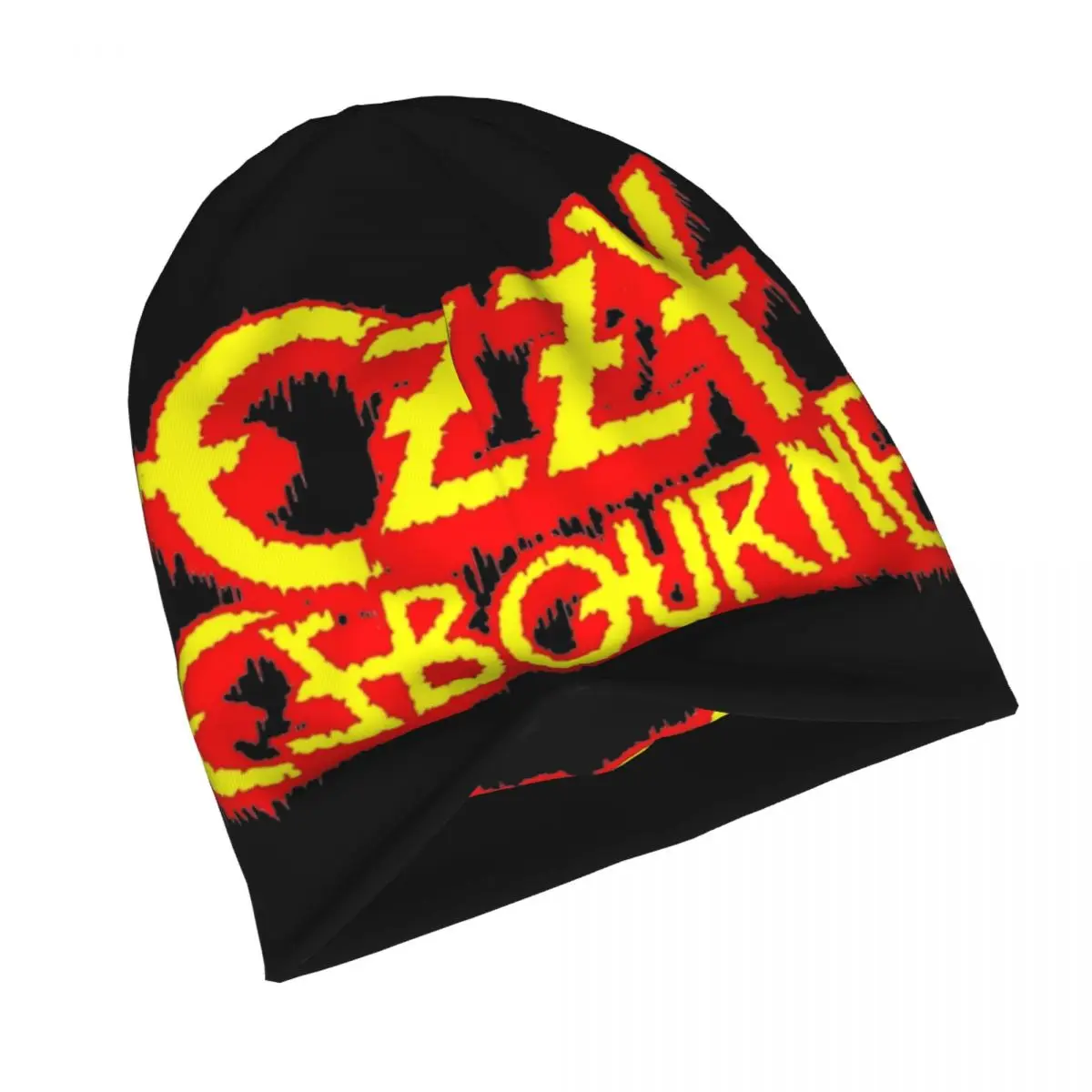 Rock Band Ozzy Osbourne Skullies Beanies Hats Spring Unisex Outdoor Caps Warm Dual-use Bonnet Knitted Hat