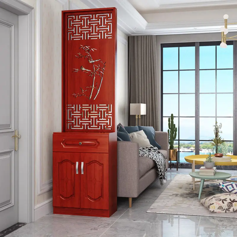 CX Chinese screen partition living room simple modern fashion decoration small apartment rack