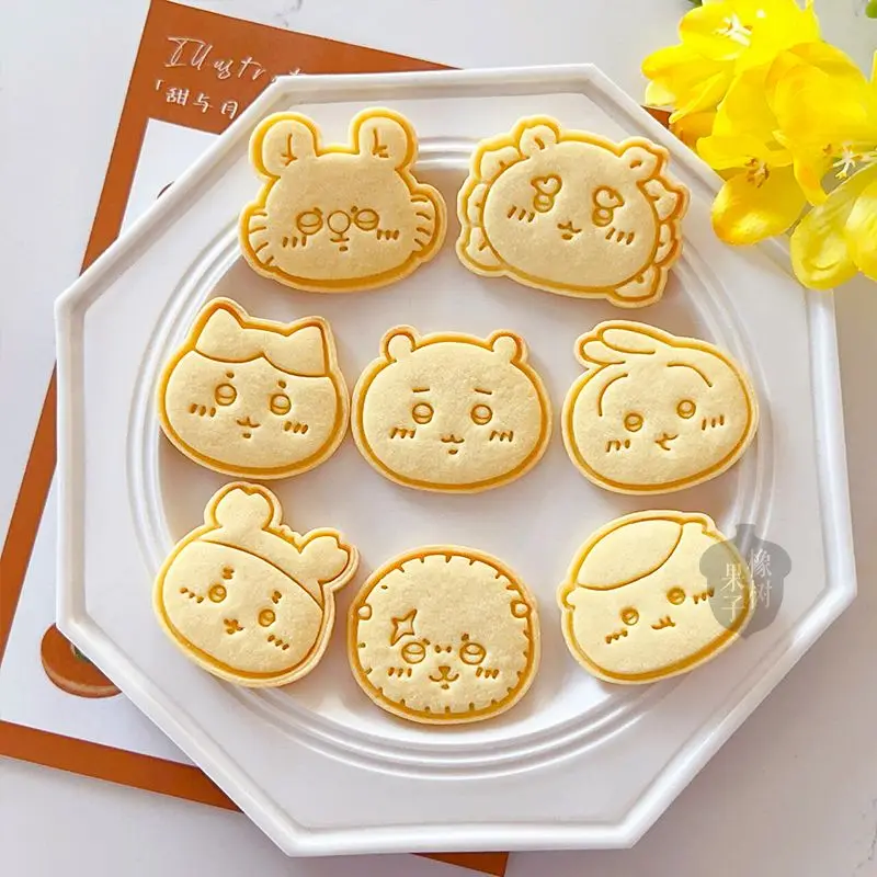 Kawaii Chiikawa Usagi Cake Cookie Cutter Set Kawaii Hachiware Diy 3D Baking Mould Baking Pastry Tools Kitchen Accessories Gifts view 4