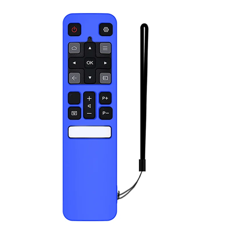 Funda protectora para mando a distancia de Tv, carcasa de repuesto para mando a distancia RC802V FMR1 FNR1 Tv 4K, color azul oscuro