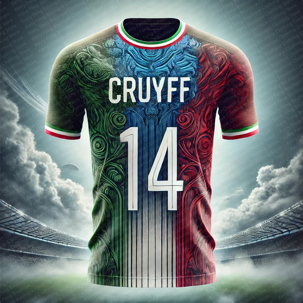 Summer Commemorative Edition Men\'s Football Shirt T-shirt Daily Match Breathable Sweat wicking Quick drying Training Clothes