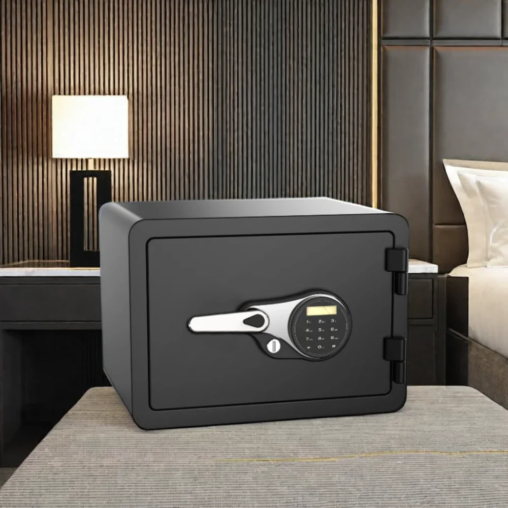 أمان عالي ذكي مقاوم للحريق مع رمز كهربائي إنذار غير طبيعي ومفتاح الوصول المزدوج للأمان للمكتب المنزلي أو البنك