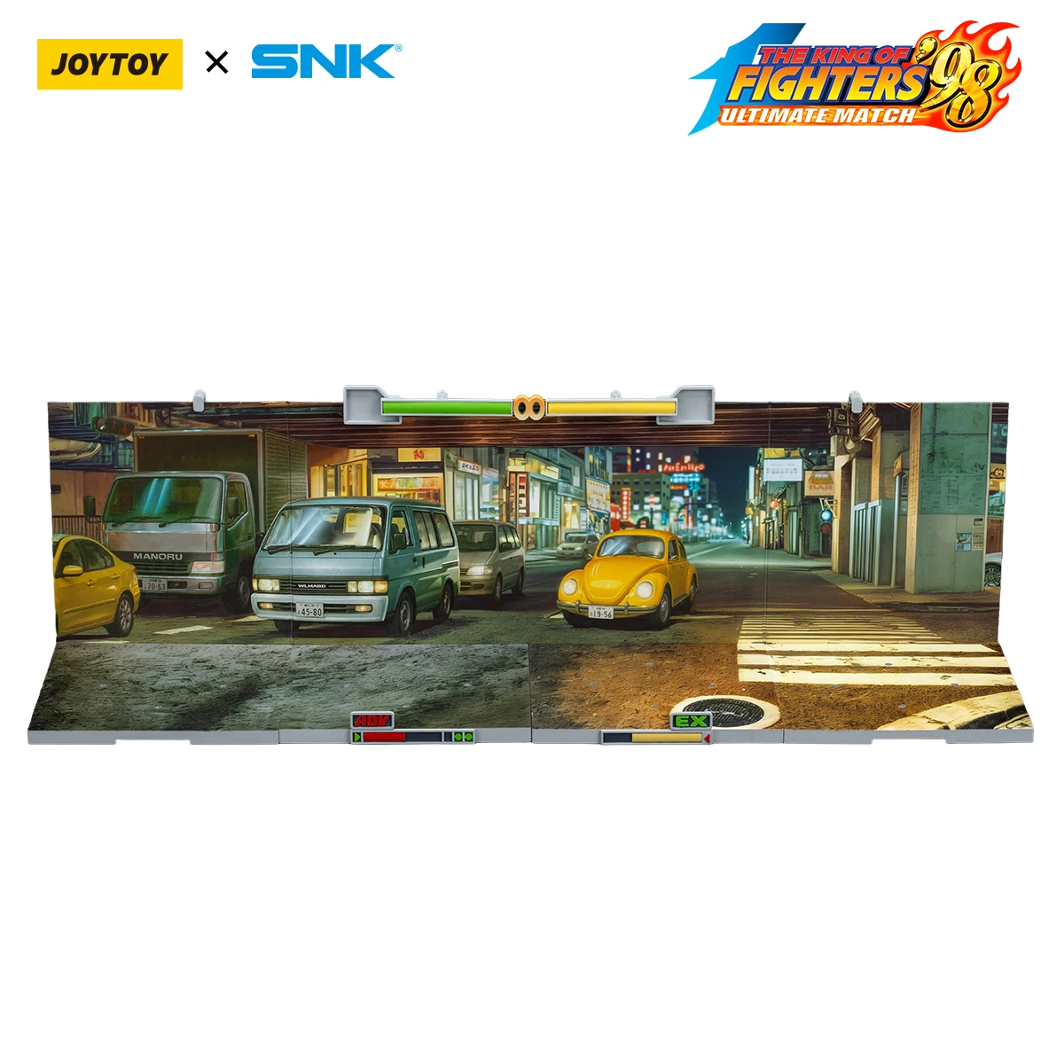 

[Pre-order]JOYTOY SNK Action Figure 1/18 KOF '98UM Stage Base-Japan Street Model birthday