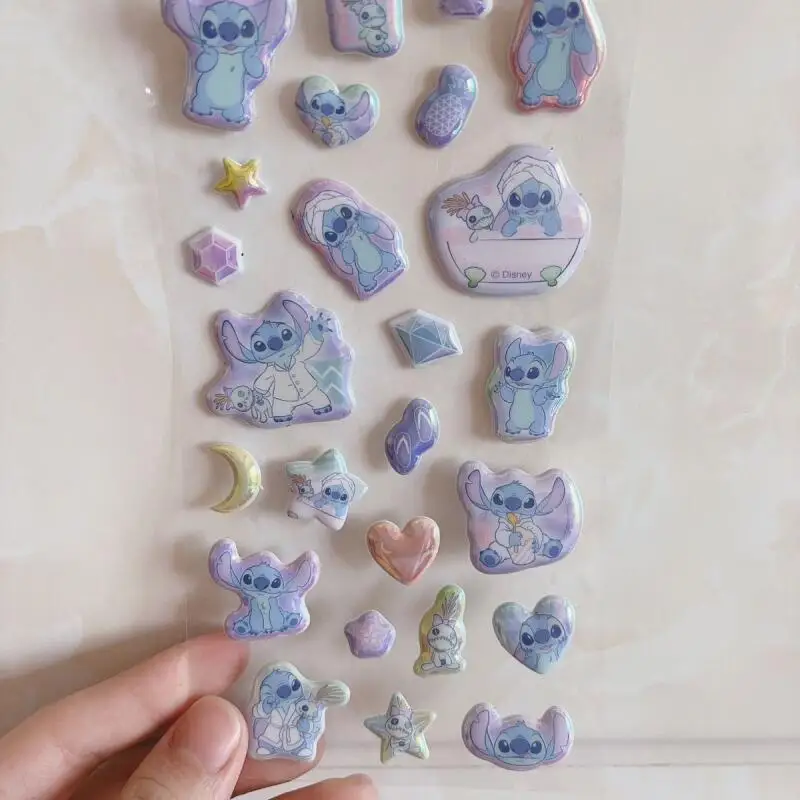 ديزني الأميرة غرزة Zootopia الماس قطع فقاعة رغوة ملصقات ثلاثية الأبعاد DIY جراب هاتف الثلاجة ملصق مزخرفة لعبة هدية