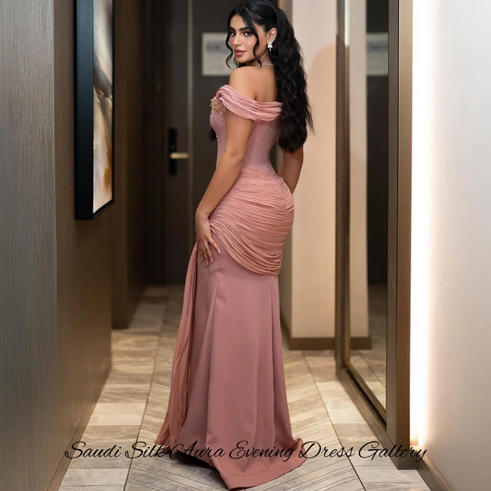 

Customized Classic Off the Shoulder Prom Dress Elegant Mermaid Sweetheart Evening Dress Exquisite Beading Homecoming Gowns