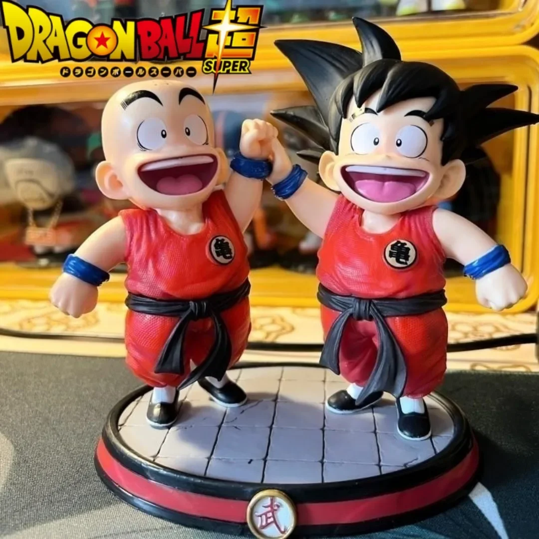 

15cm Dragon Ball Figure Son Goku Krillin Anime Figure Kawaii Cute Child Figurine Pvc Doll Statue Collection Decoration Toys Gift