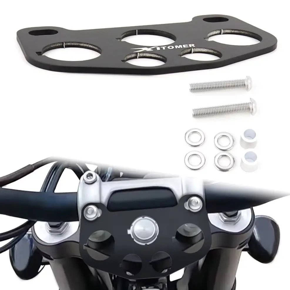 

Motorcycle Accessories Fit For Triumph 1200 Scrambler XC 2019 2020 2021 2022 Black Dash Bare Panel Cover Protector Aluminum