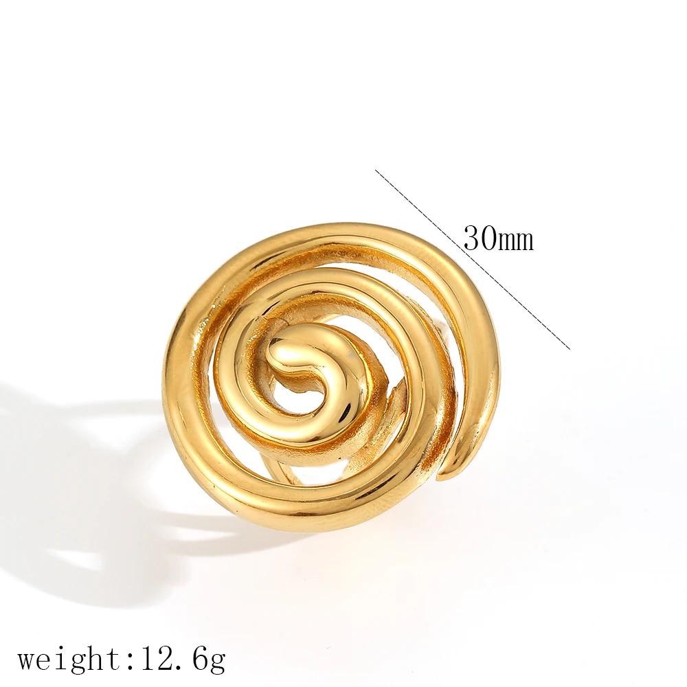 Modische Ohrstecker aus Edelstahl mit Muschel- und geometrischem Design für Damen, verhindern Allergien, ideal als Alltagsschmuck und Accessoire. – Detail 8