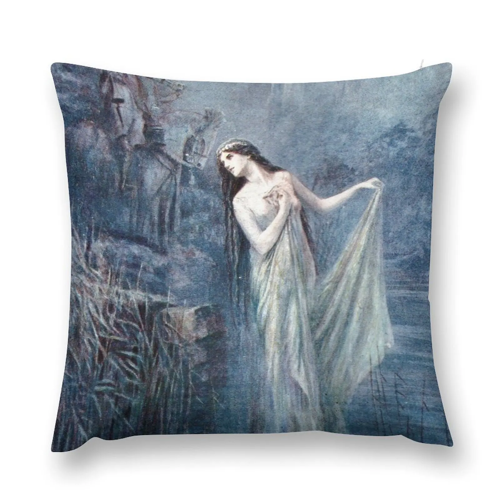 

Lady of the Lake - Lancelot Speed Throw Pillow Cushion Cover For Sofa Sofas Covers sleeping pillows pillow