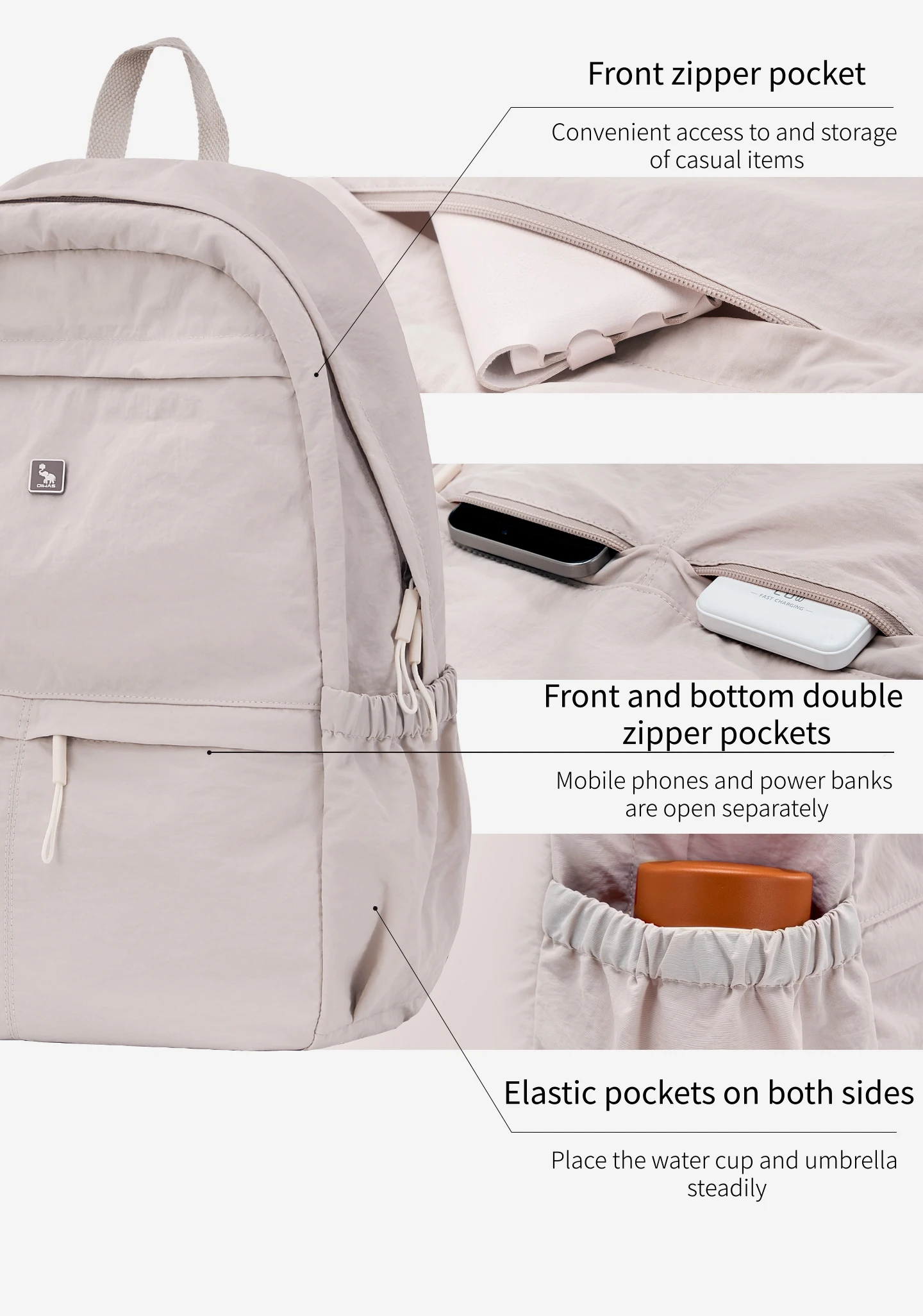 OIWAS Ultra Lightweight and St - огляд і ціна Canvas Backpack Casual