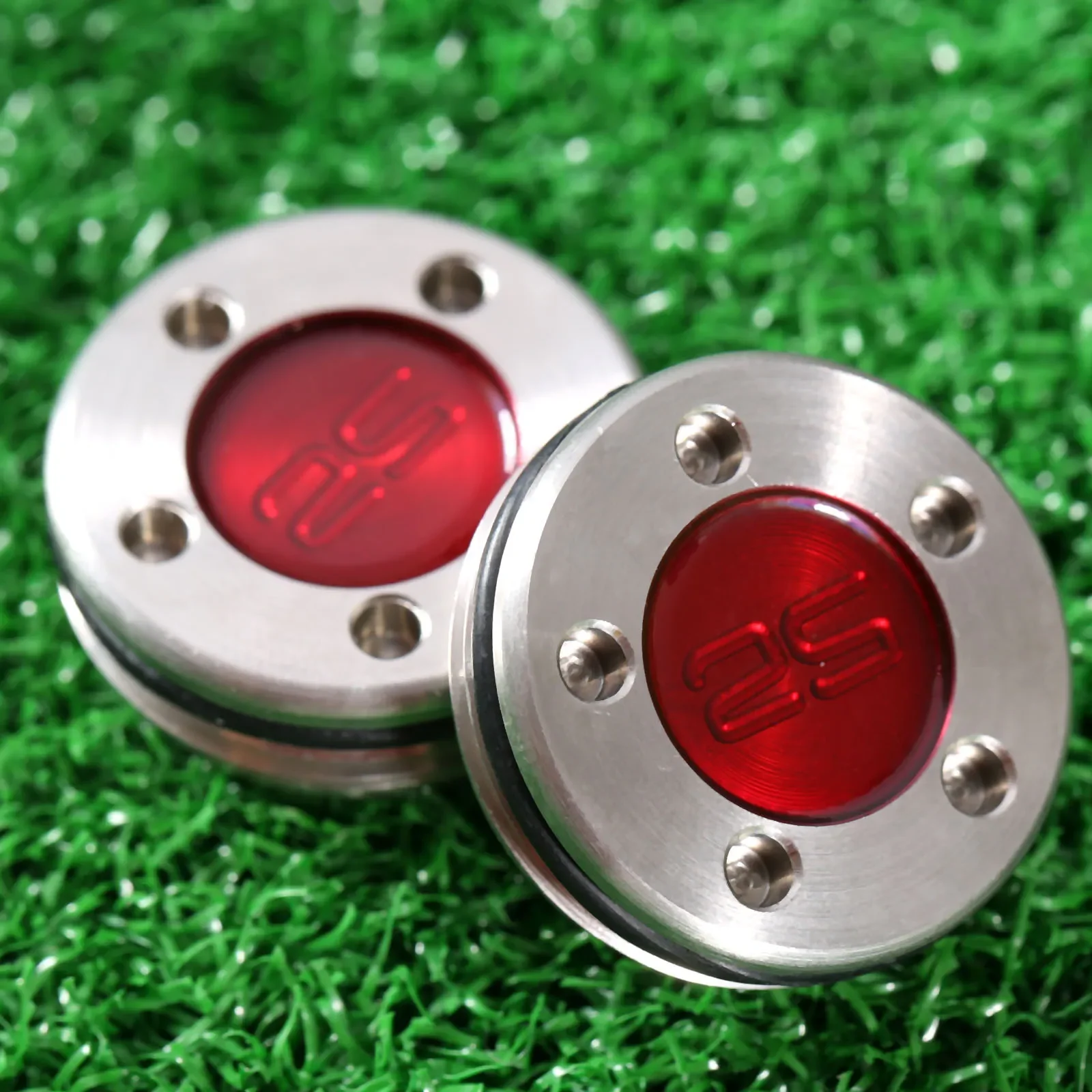 2Pcs Rot Hohe Qualität Wolfram Stahl Golf Putter Gewicht Schrauben 25g Golf Gewichte für Scotty Cameron Putter Studio wählen Modelle