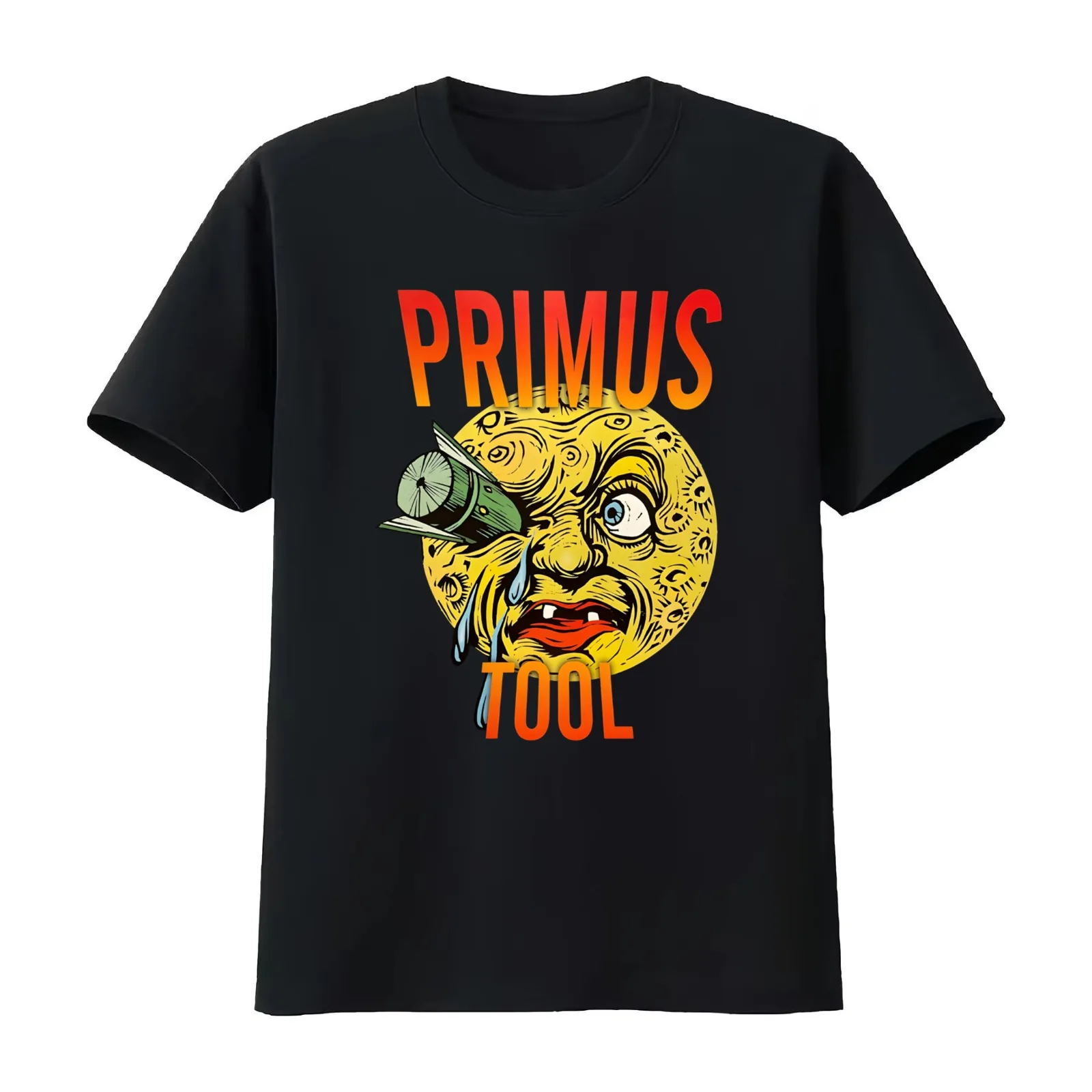 Primus Tool Band T-Shirt Summer Casual Cotton Tee Oversized Streetwear Tops Vintage Graphic Print Loose Fit Short Sleeve