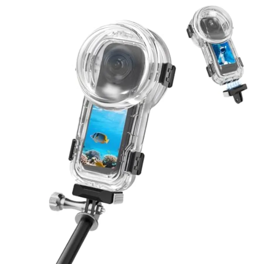 

Waterproof Diving Case 60m/197ft for Insta360 X5, Quick Release Housing for Underwater Photography Action Camera Protection