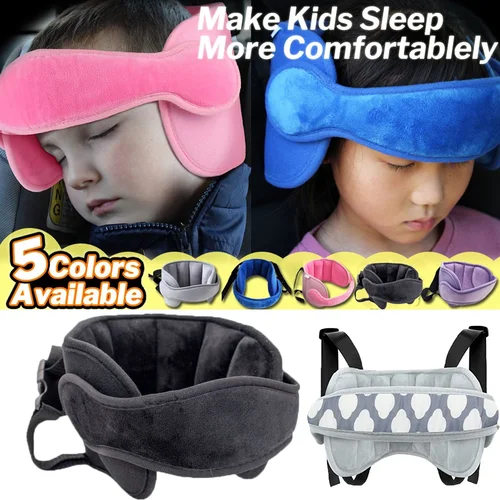 Soporte ajustable para la cabeza del bebé, almohadas para dormir para niños, asiento de viaje para coche, cochecito, protección para la cabeza del niño, alivio del cuello para bebés pequeños