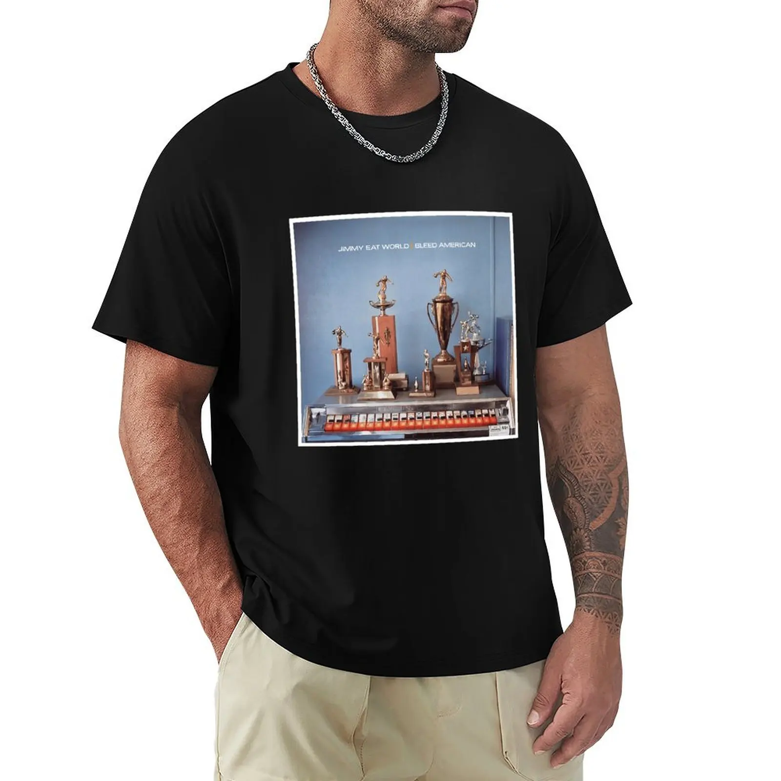 Jimmy Eat World Bleed American T-Shirt Outdoor Sports Short Sleeve Top