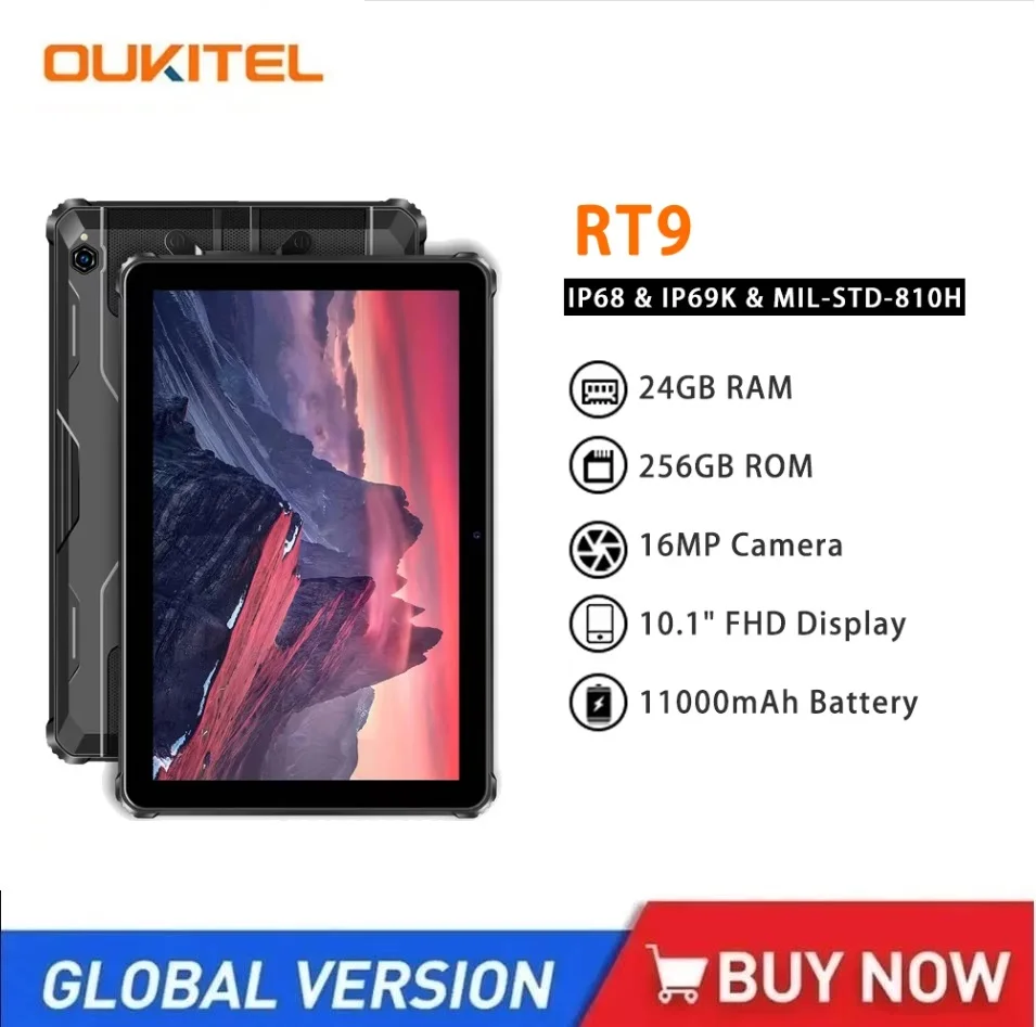 Oukitel RT9 4G Rugged Tablet 10.1