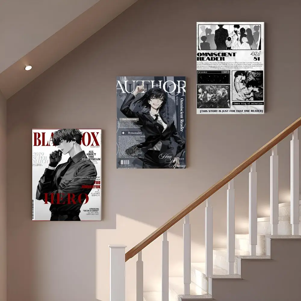 Anime O-Omniscient Reader's Viewpoint Framed Wall Painting Modern Framed Canvas Wall Art Print Home Decoration Poster