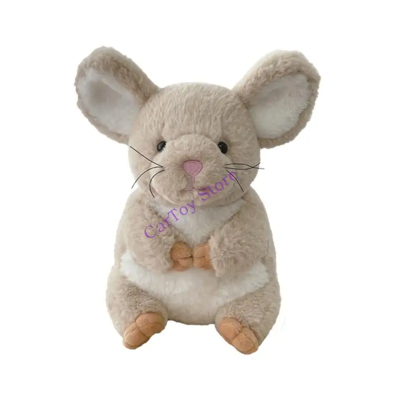 

Popular Chinchilla Doll Stuffed Animal PP Cotton Filling Companion Soothing Toy For Adult Kids Room Decoration Accessory