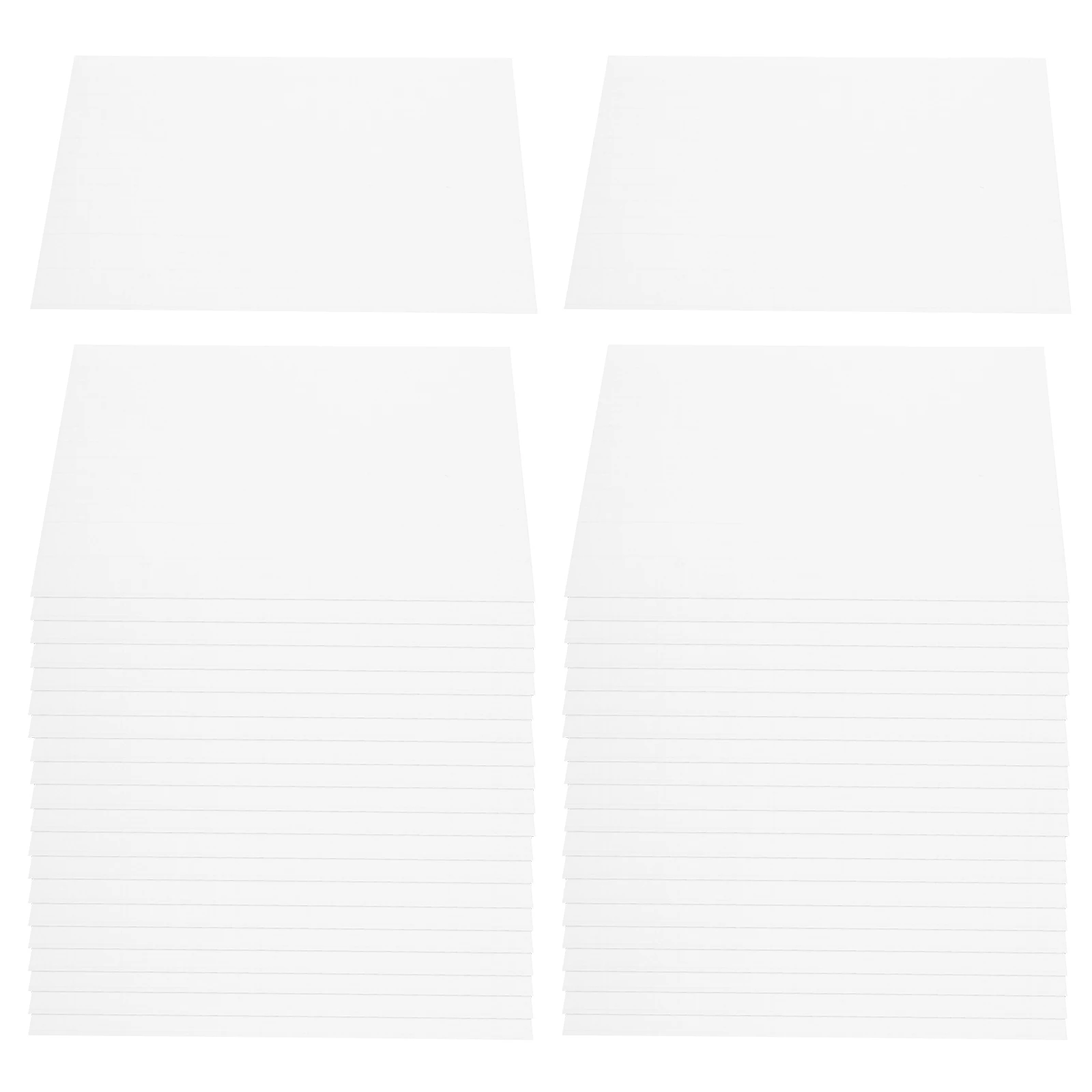 

50pcs Photo Protective Film A5 Clear PVC Laminating Sheets Self Adhesive Sticker Printable COVER Scrapbooking Membrane Packaging