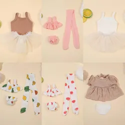 Doll clothes for 13 Inch 33CM Dolls Baby Toys Doll accessories Vest Dress Doll Clothes For 13 Inch American Reborn Baby Dolls