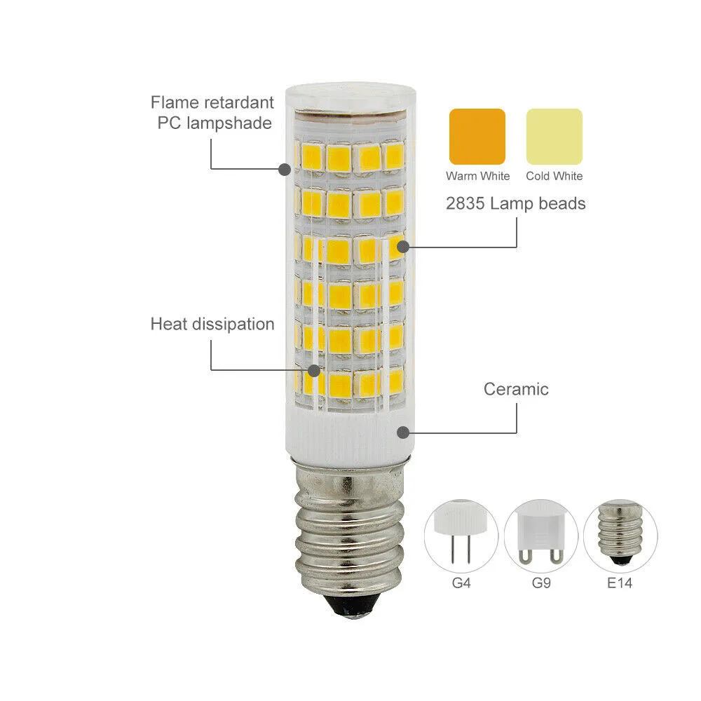 LED Mini Lamp E14 G9 7W 9W12W 15W 18W AC 220V 230V 240V LED Corn Bulb SMD2835 360 Beam Angle Replace Halogen Chandelier Light