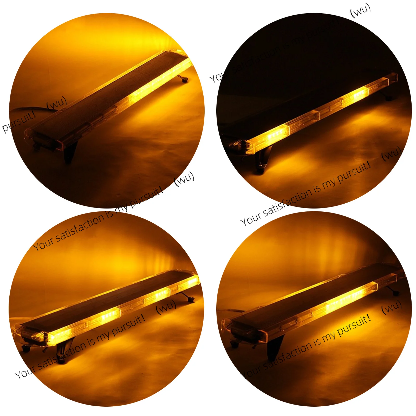 96 LED lights, 51-inch beacon lights, emergency flashing warning lights