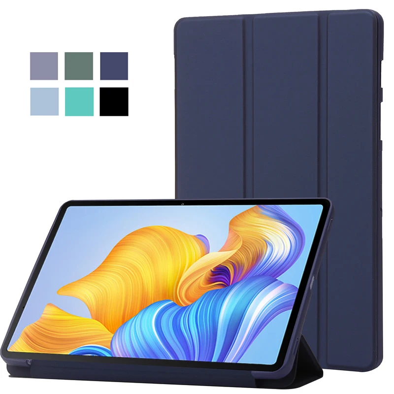 Etui na tablet Honor Pad 8 12 cali Trifold PU Leather Soft Back Stand Pokrowiec na tablet Honor Pad X9 X8 Honor Pad 9 Case Funda Coque