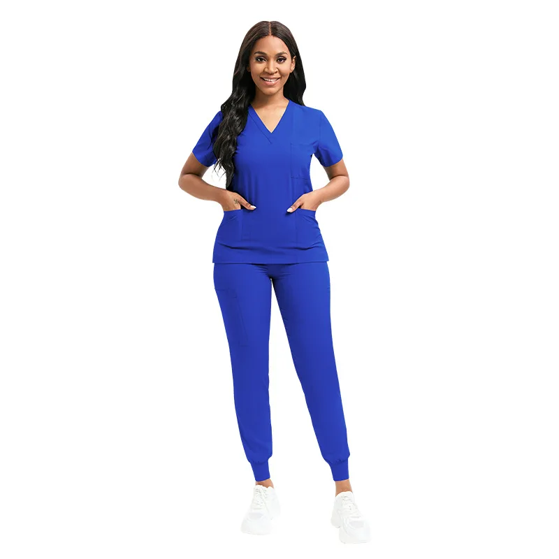 Multilcolors Medical Uniform Women Scrubs Sets Hospital Working Scrub Suits Nurse Accessories Dental Surgery Suit Lab Workwear