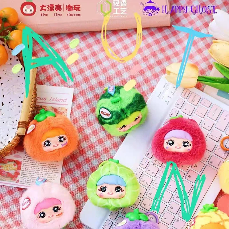 Baby Three Yaya Strange Fruit Series Blind Box Vinyl Doll Kawaii Collectiondolls Bag Kawaii Anime Figure Bag Girl Xmas Toy Gifts