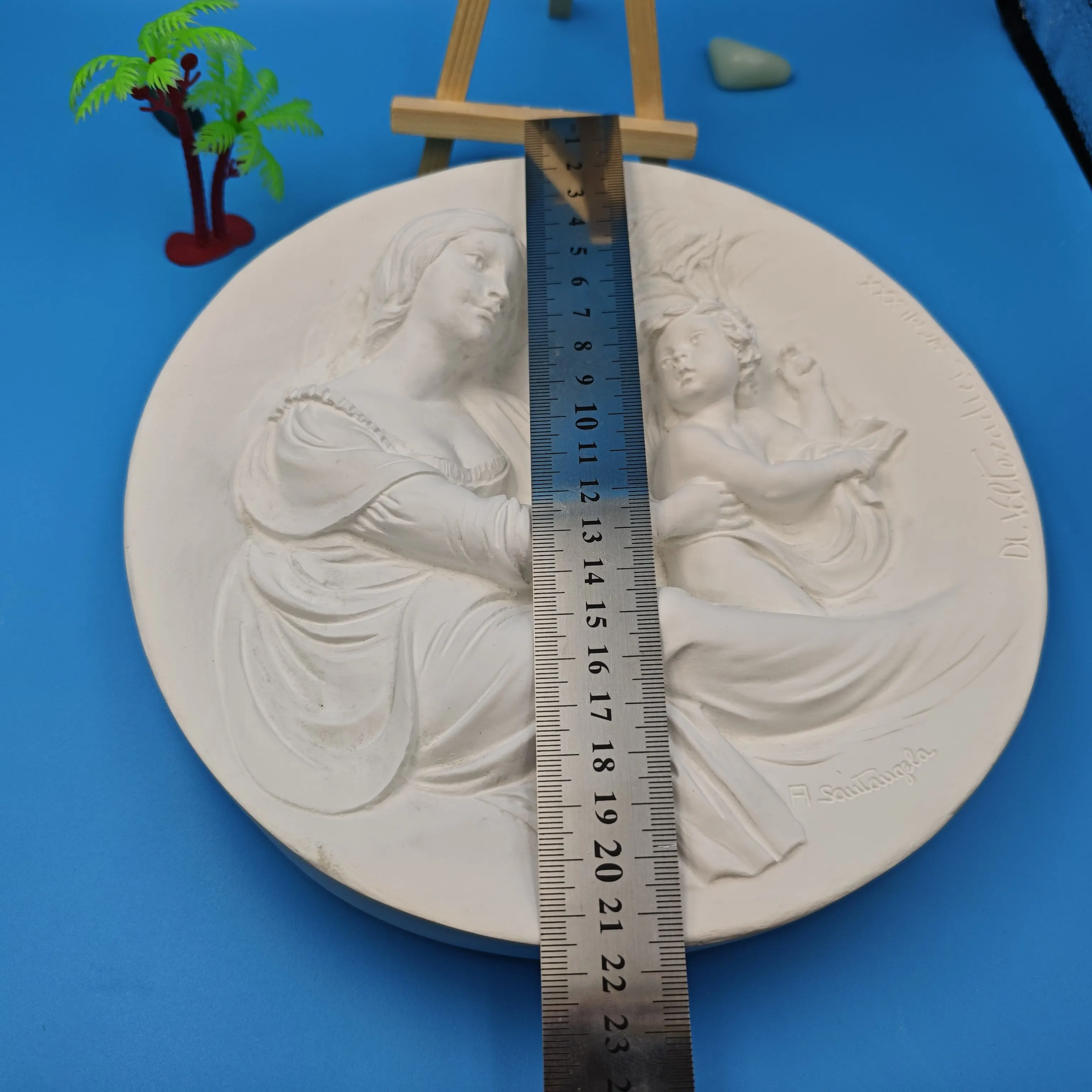 Home decoration statue sculpture, Italian modern works of the Virgin and Child, desktop decoration art  decor sculpture