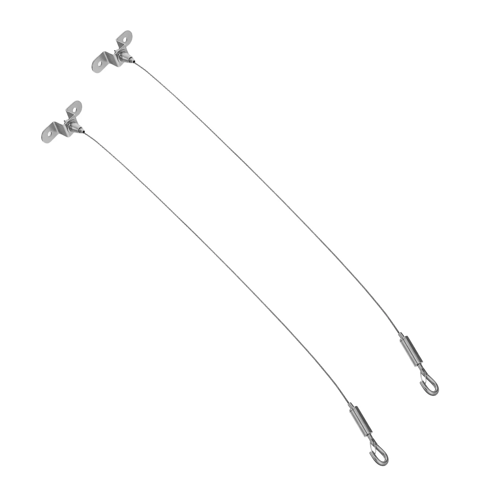 2Pcs Ceiling Picture Hanging Wire Kit Stainless Steel Heavy Duty Adjustable Hanging Cable for Poster Board Pendant Lamp Frame